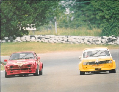 Huntsworth Garage GTV6 wasn't quite quick enough to beat the 'suds. Mallory Park.