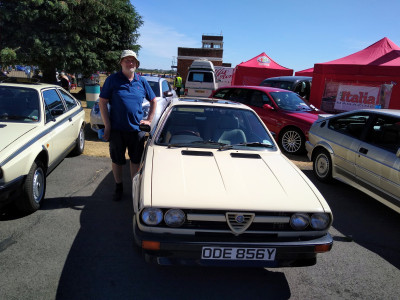 ODE with her new owner at a recent show.