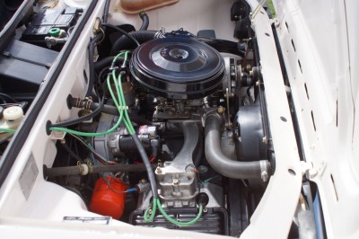 Immaculate engine bay of Colin Million's freshly restored S1 Ti.