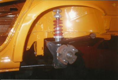 Rear suspension and hubs going in